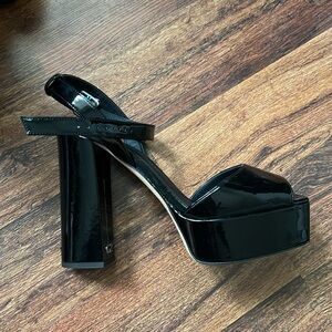 NEW BETTY- Giuseppe Zanotti Black Polished High Heels